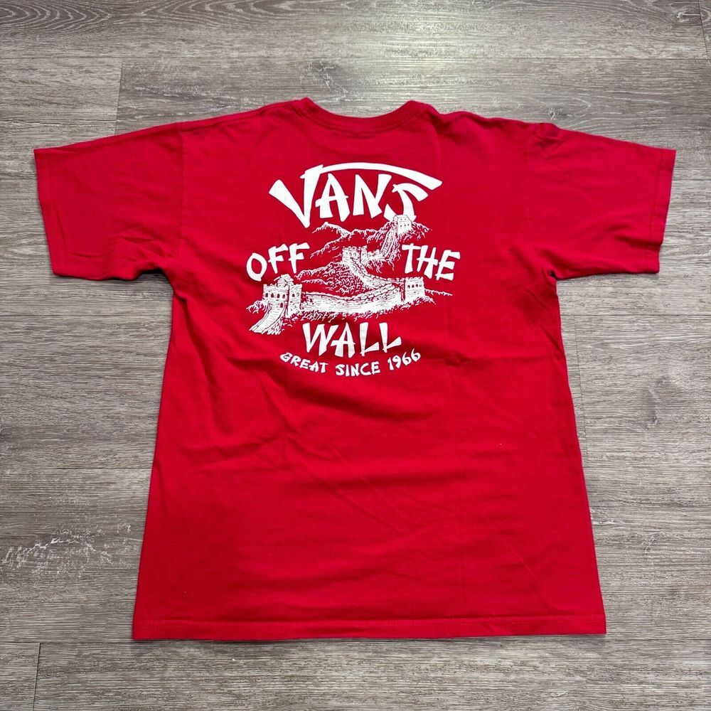 Vans Red Short Sleeve Tee
